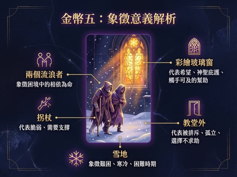 錢幣五象徵元素解析圖