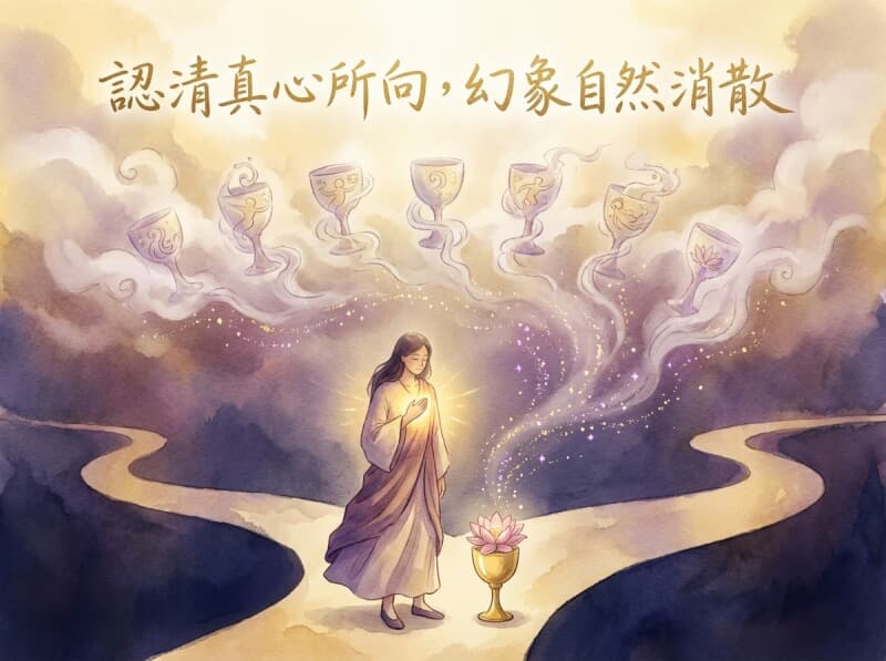 聖杯七結語配圖 - 認清真心所向