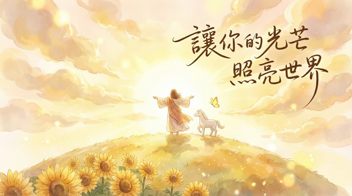 讓你的光芒照亮世界