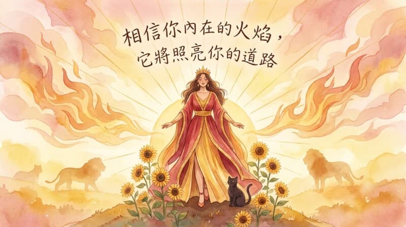 權杖皇后啟示圖