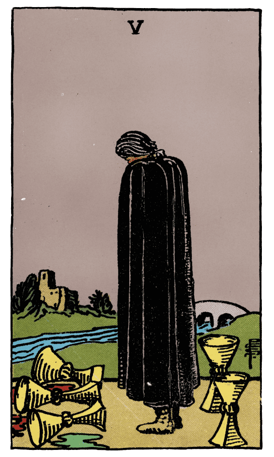 圣杯五 Five of Cups