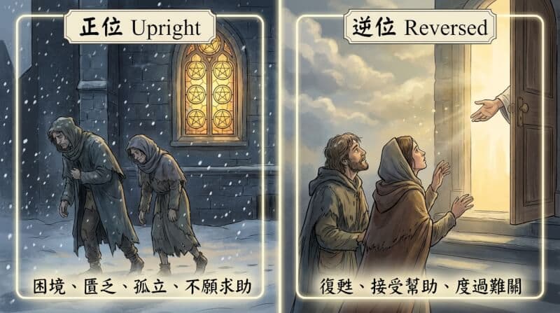 钱币五正位与逆位对比图