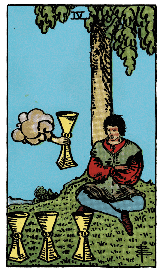 圣杯四 Four of Cups