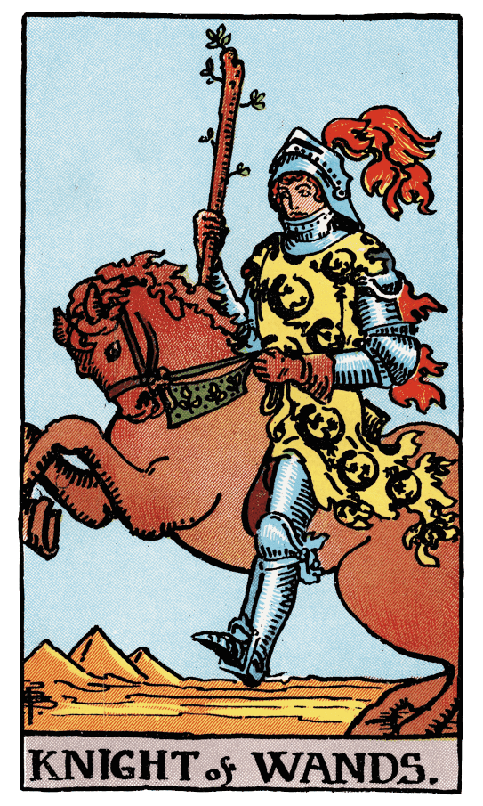 权杖骑士 Knight of Wands