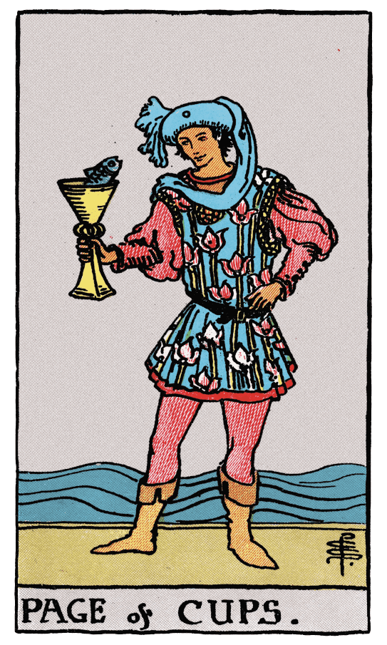 聖杯侍者 Page of Cups