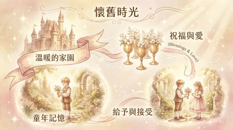 聖杯六象徵元素解析圖