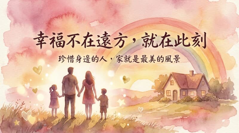 聖杯十結語配圖 - 幸福就在身邊