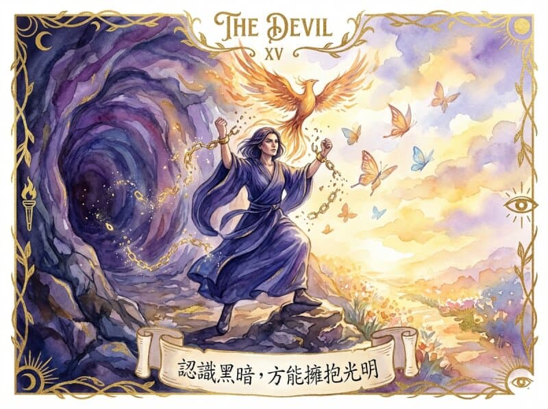 恶魔牌启示:认识黑暗,拥抱光明