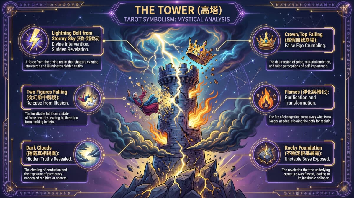 高塔牌象徵元素解析圖