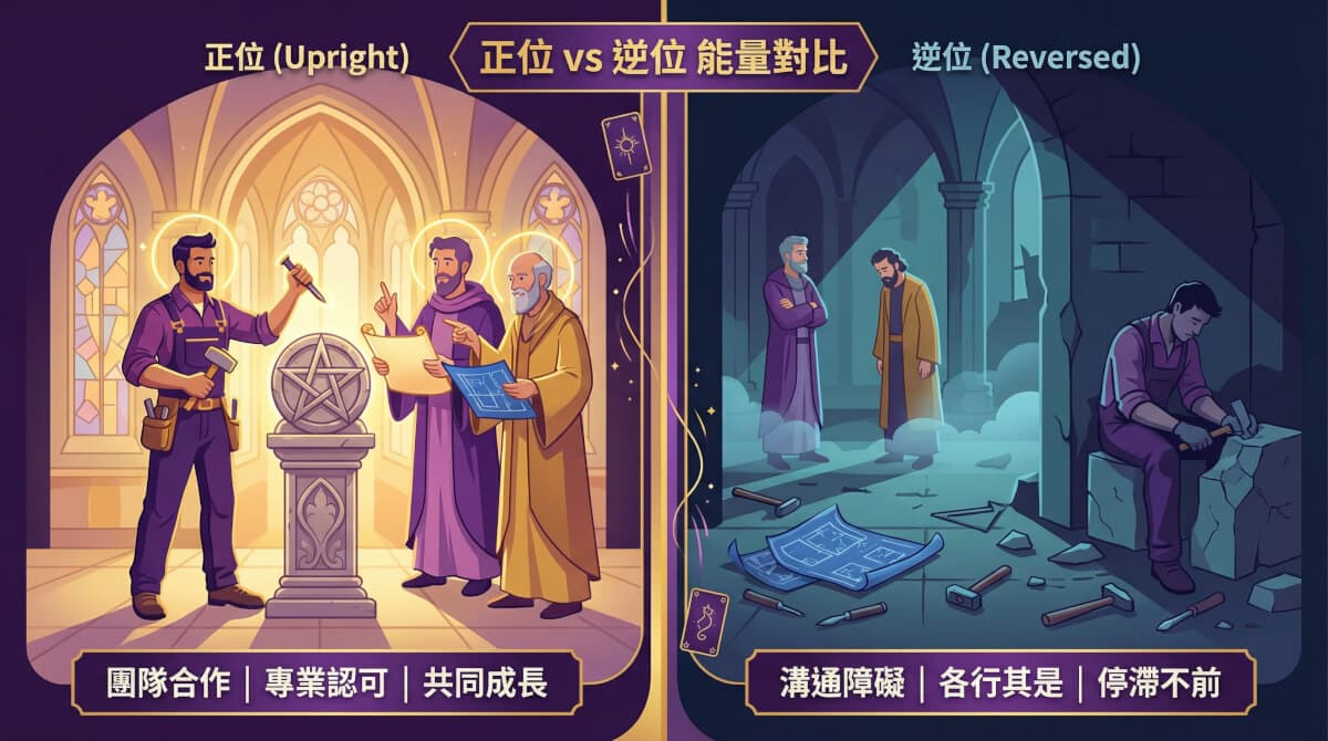 錢幣三正位與逆位對比圖
