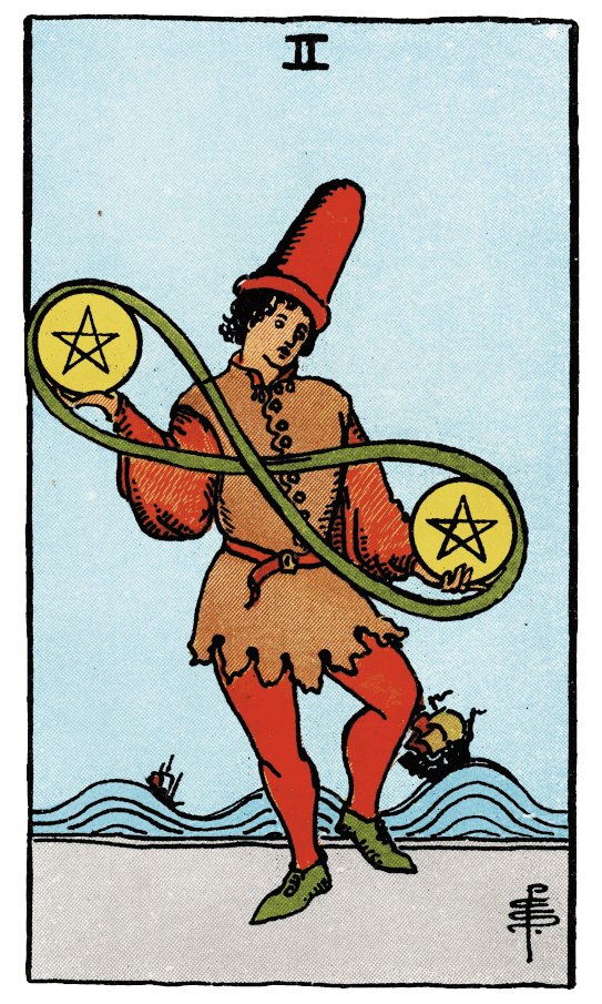 星币二 Two of Pentacles