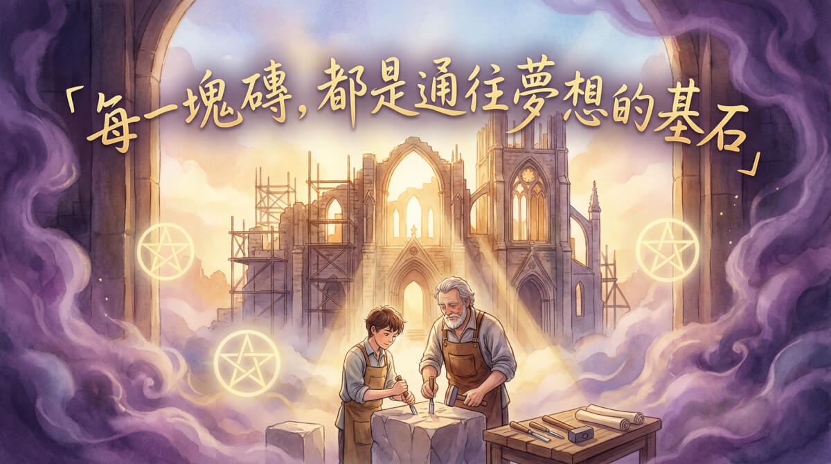 钱币三Three of Pentacles 塔罗牌义解读| 塔罗耳语